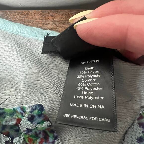 Ali Miles Artsy Lagenlook Tunic Top XL Layered Ruffle Hem Art-to-Wear XL Boho - Picture 11 of 12